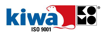 kiwa iso 9001 en komo gecertificeerd